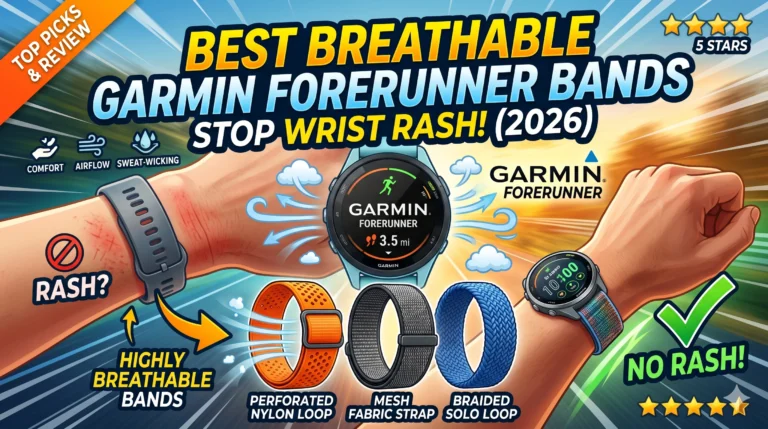 Best Breathable Garmin Forerunner Bands to Stop Wrist Rash